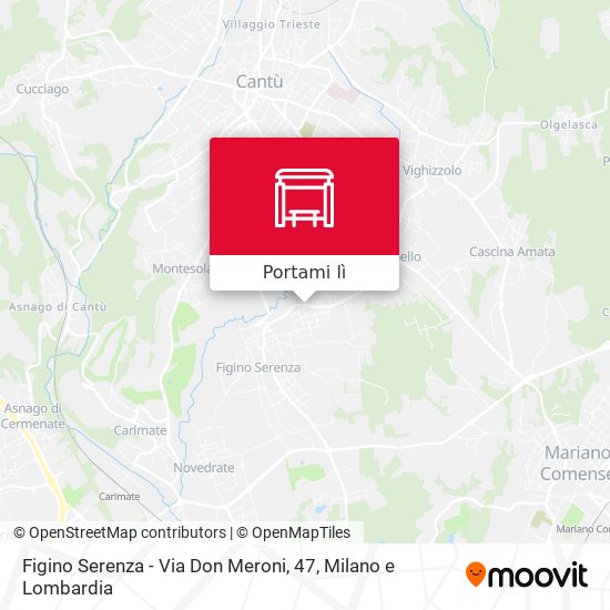 Mappa Figino Serenza - Via Don Meroni, 47
