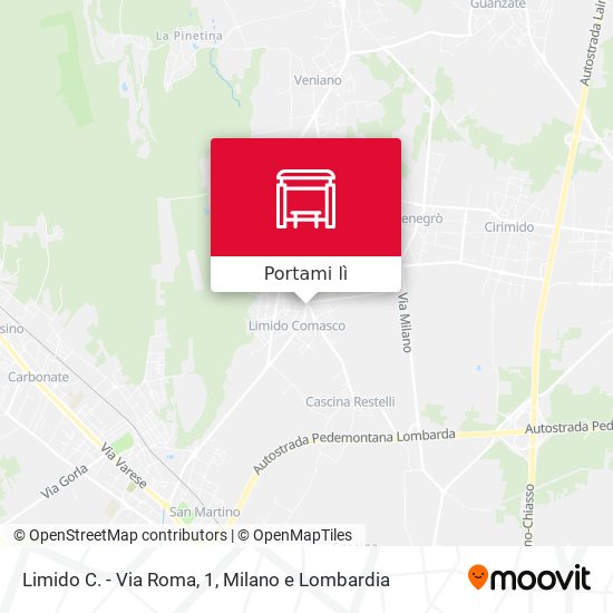 Mappa Limido C. - Via Roma, 1