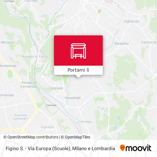Mappa Figino S. - Via Europa (Scuole)