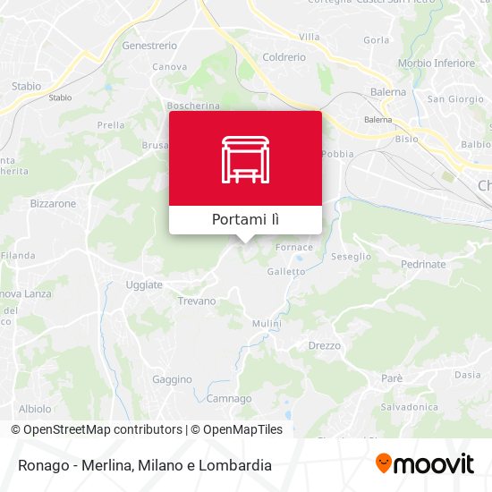 Mappa Ronago - Merlina