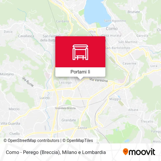 Mappa Como - Perego (Breccia)