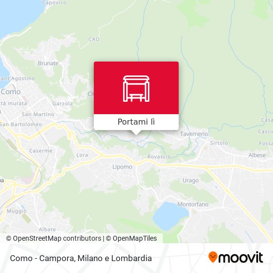 Mappa Como - Campora