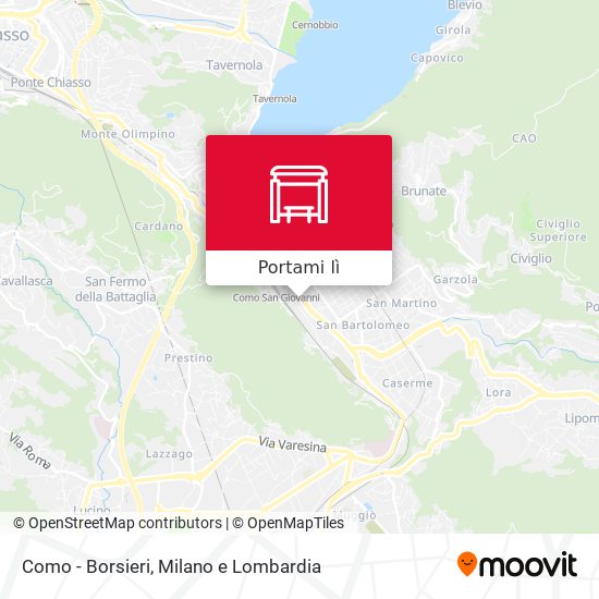 Mappa Como - Borsieri