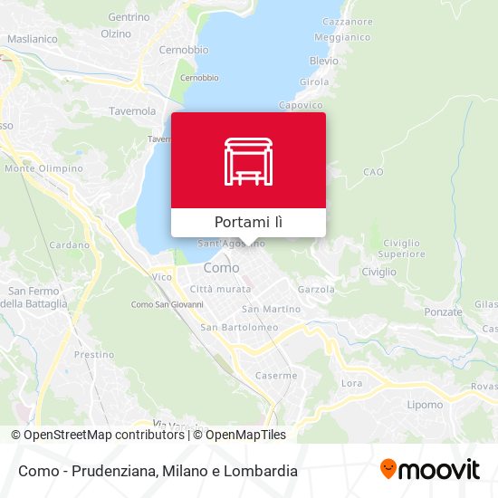 Mappa Como - Prudenziana