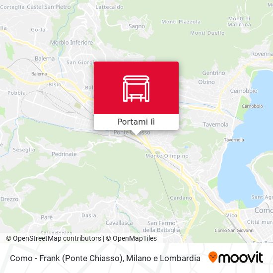 Mappa Como - Frank (Ponte Chiasso)