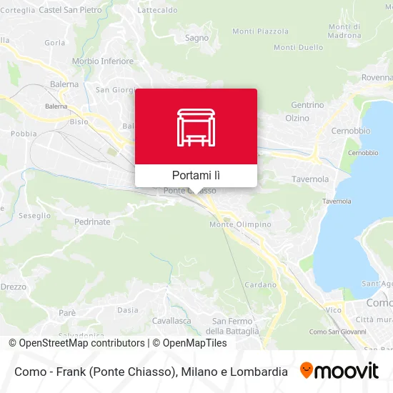 Mappa Como - Frank (Ponte Chiasso)