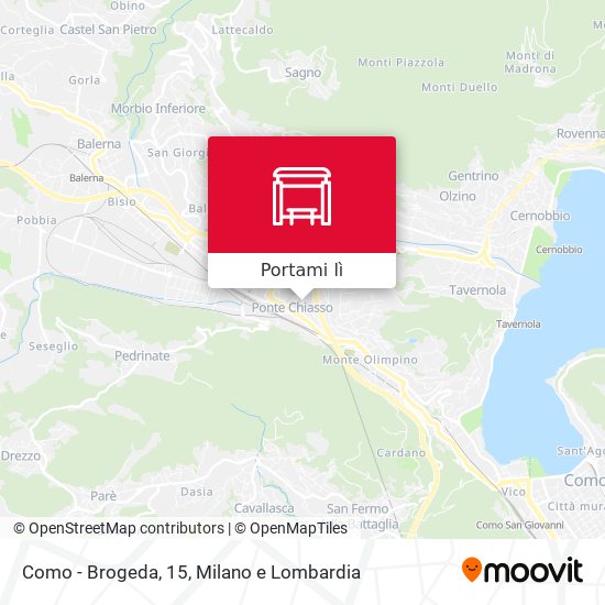 Mappa Como - Brogeda, 15