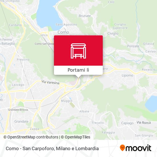Mappa Como - San Carpoforo