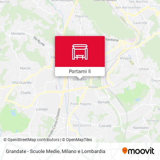 Mappa Grandate - Scuole Medie