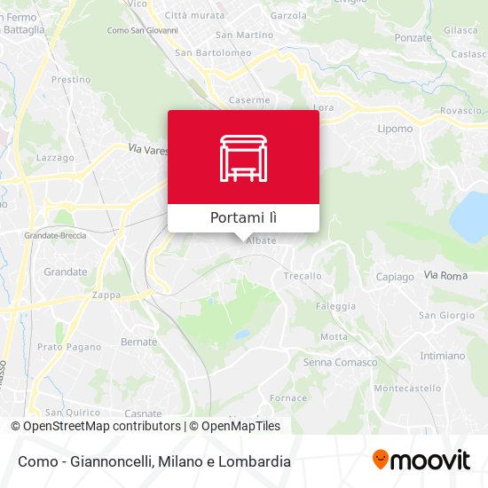 Mappa Como - Giannoncelli
