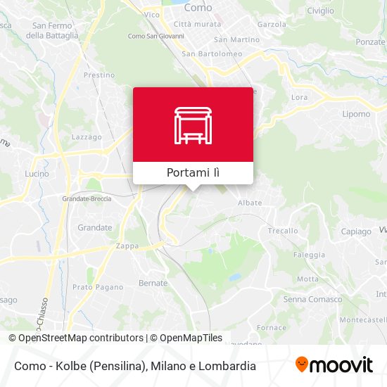 Mappa Como - Kolbe (Pensilina)