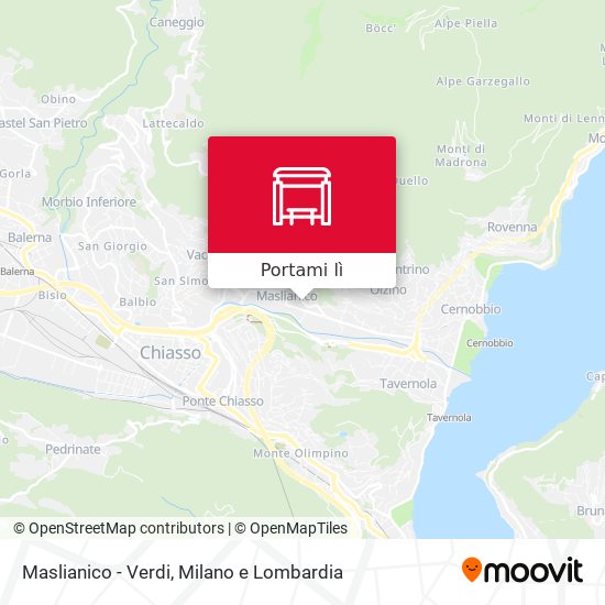 Mappa Maslianico - Verdi