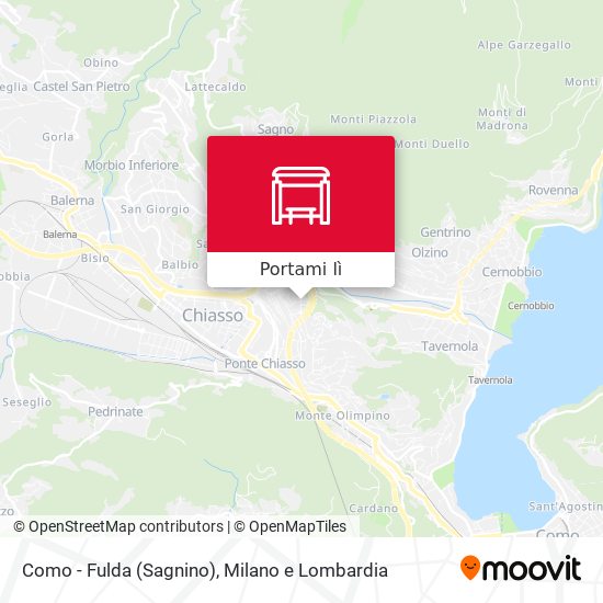 Mappa Como - Fulda (Sagnino)