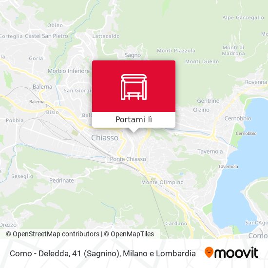Mappa Como - Deledda, 41 (Sagnino)