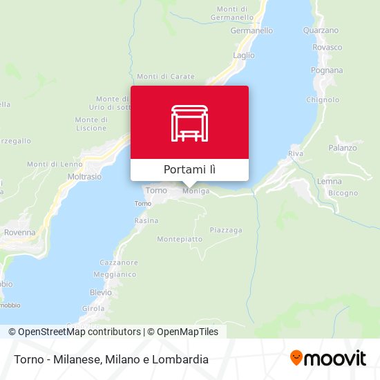 Mappa Torno - Milanese