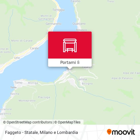 Mappa Faggeto - Statale