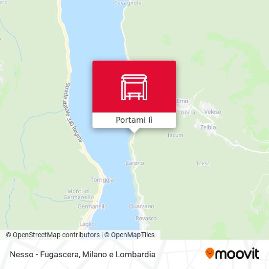 Mappa Nesso - Fugascera