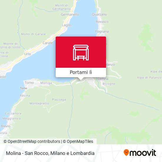Mappa Molina - San Rocco