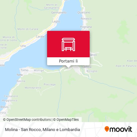 Mappa Molina - San Rocco