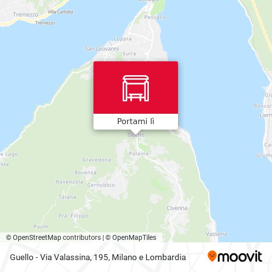 Mappa Guello - Via Valassina, 195