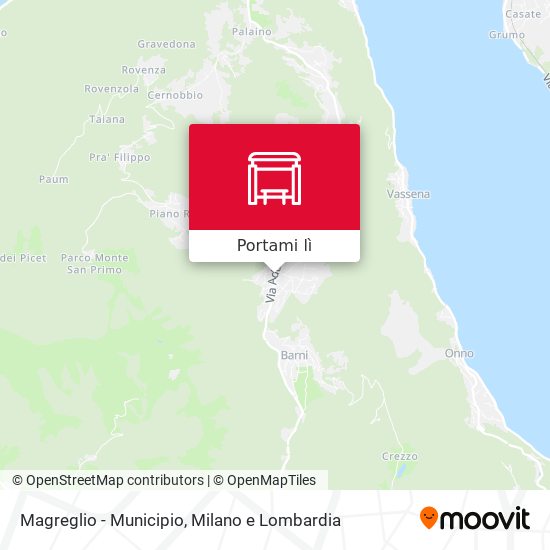 Mappa Magreglio - Municipio