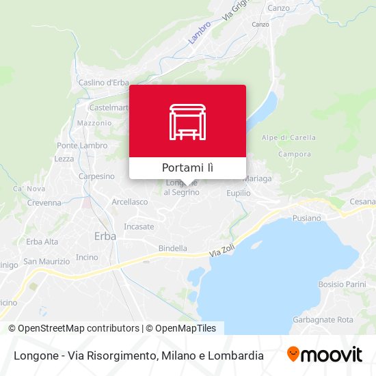 Mappa Longone - Via Risorgimento
