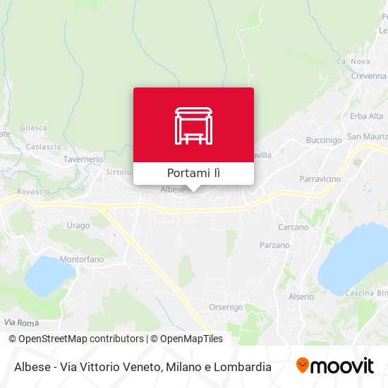 Mappa Albese - Via Vittorio Veneto