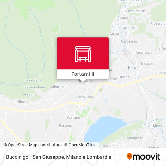 Mappa Buccinigo - San Giuseppe