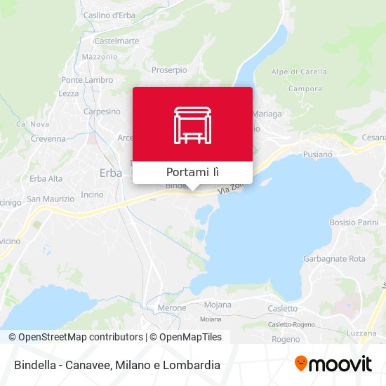 Mappa Bindella - Canavee