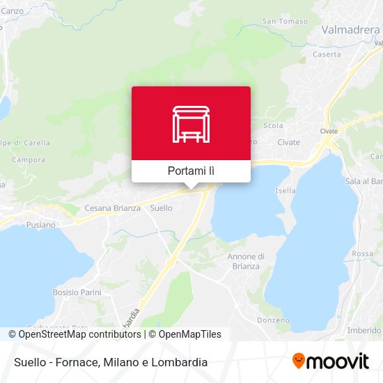 Mappa Suello - Fornace