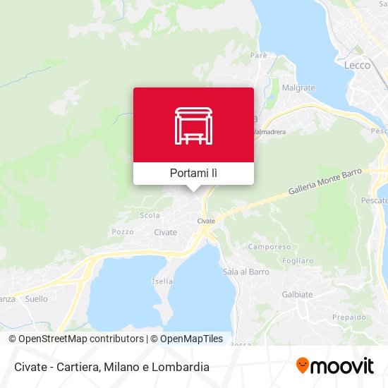 Mappa Civate - Cartiera