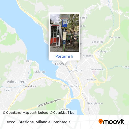 Mappa Lecco - Stazione