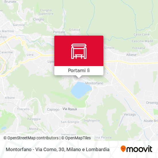 Mappa Montorfano - Via Como, 30
