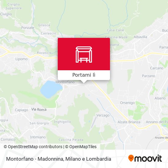 Mappa Montorfano - Madonnina