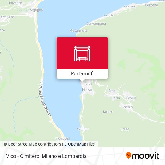 Mappa Vico - Cimitero
