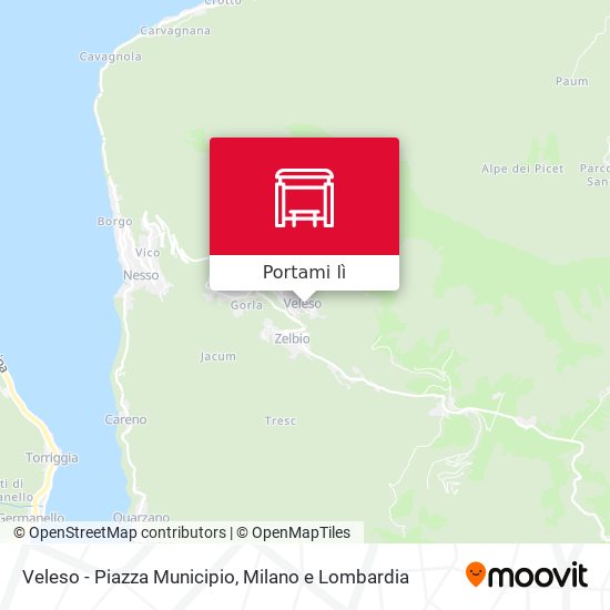 Mappa Veleso - Piazza Municipio