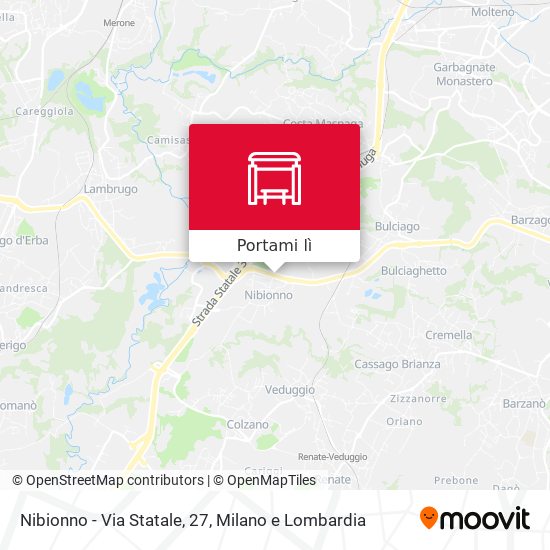 Mappa Nibionno - Via Statale, 27
