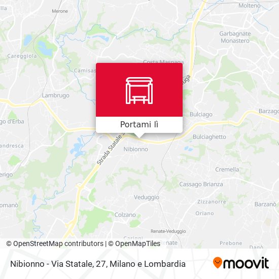 Mappa Nibionno - Via Statale, 27