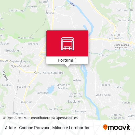 Mappa Arlate - Cantine Pirovano