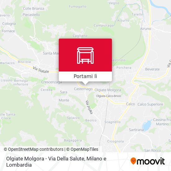 Mappa Olgiate Molgora - Via Della Salute