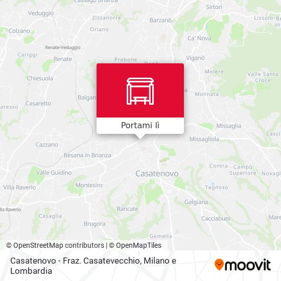 Mappa Casatenovo - Fraz. Casatevecchio