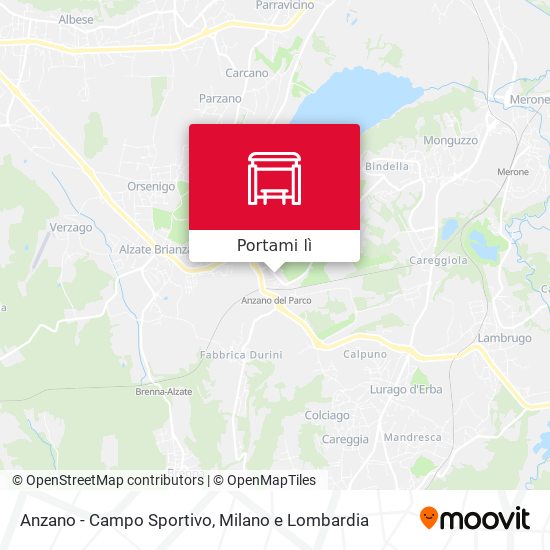 Mappa Anzano - Campo Sportivo