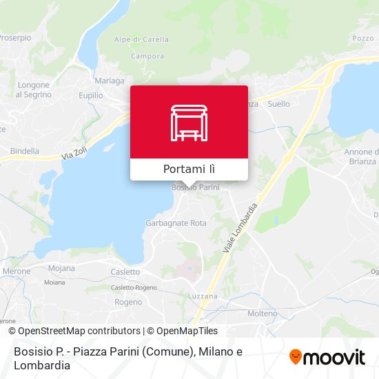 Mappa Bosisio P. - Piazza Parini (Comune)