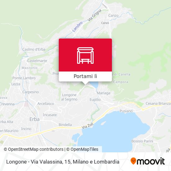 Mappa Longone - Via Valassina, 15