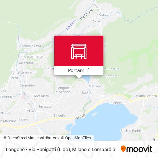 Mappa Longone - Via Panigatti (Lido)