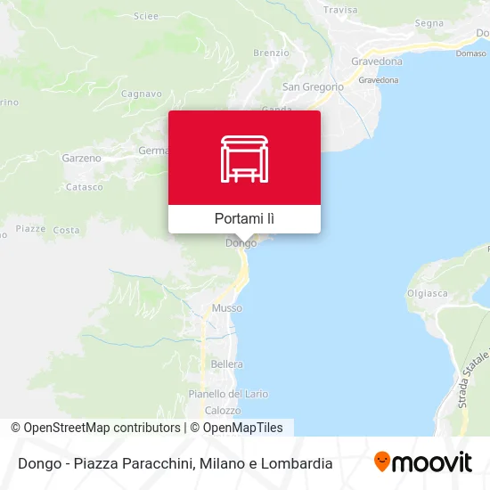 Mappa Dongo - Piazza Paracchini