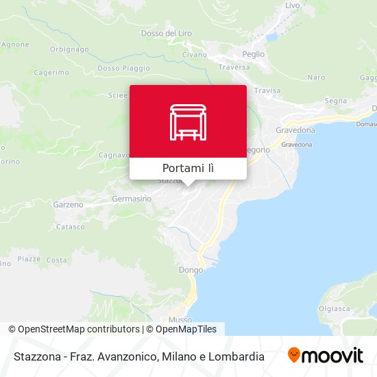 Mappa Stazzona - Fraz. Avanzonico