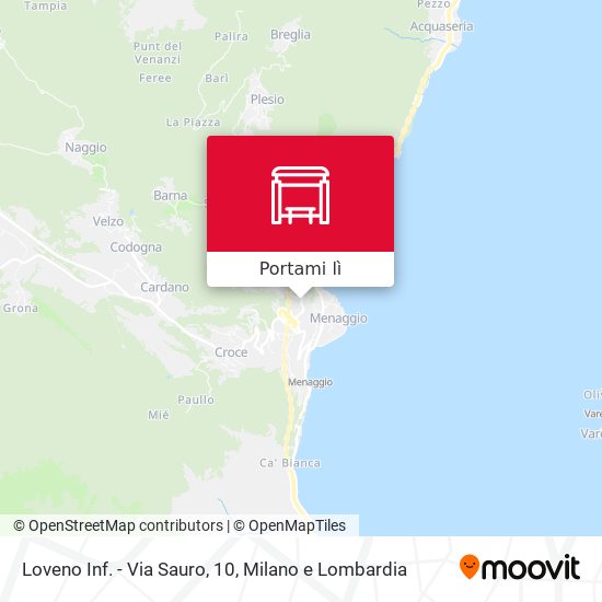 Mappa Loveno Inf. - Via Sauro, 10