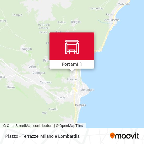 Mappa Piazzo - Terrazze