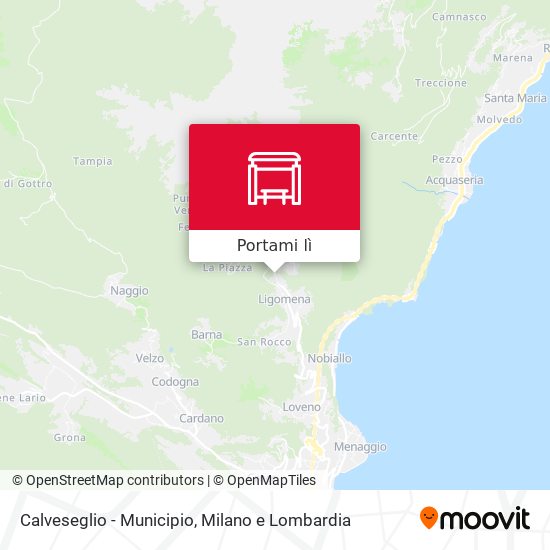 Mappa Calveseglio - Municipio
